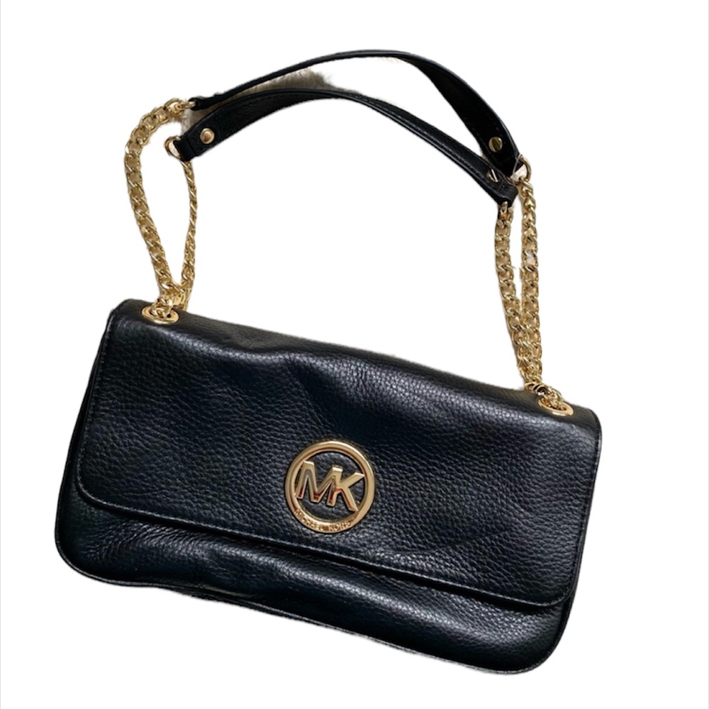 NWT Michael Kors Fulton small shoulder flap purse